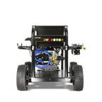 V-TUF D10 Yanmar diesel washer top view showing frame, hose connections and fuel tank