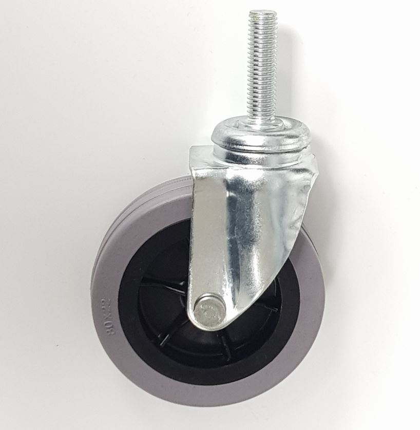 V-TUF castor wheel VTVS023MST 80mm diameter with screw fixing for MAXi 50 vacuum