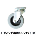V-TUF single castor wheel 75mm VTVS023-PLATE with fixing plate for MAMMOTH 240 and 110V