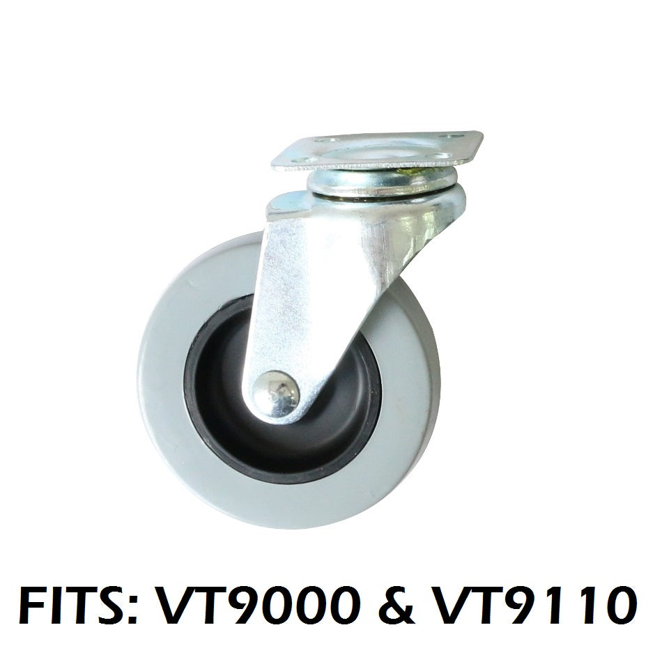 V-TUF single castor wheel 75mm VTVS023-PLATE with fixing plate for MAMMOTH 240 and 110V
