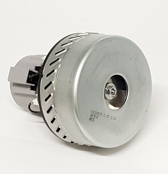V-TUF VTVS042XLR bypass motor side view showing 240V body and through-flow fan housing
