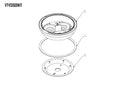 V-TUF motor base VTVS1001 for MAMMOTH XR range vacuum cleaners