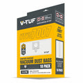 V-TUF VTVS7007 M and H class dust bags in retail packaging, pack of 10