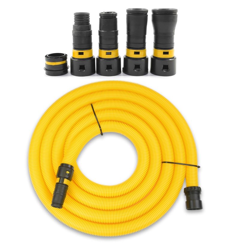 V-TUF 5m 32mm yellow hose with 4-piece power tool adaptor kit VTVS7029 for MIGHTY MIDI MAXi