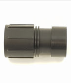 V-TUF VTVS7213M machine hose end side view showing collar and vacuum hose connection