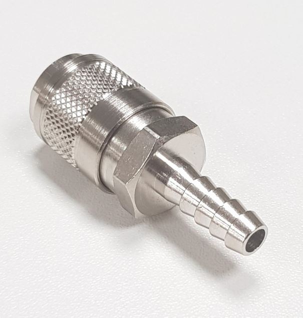 V-TUF SEQ female coupling close-up showing release sleeve and tail connection