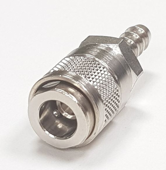 V-TUF VTVS7462 SEQ coupling installed on SPRAYEX sprayline showing correct fitting
