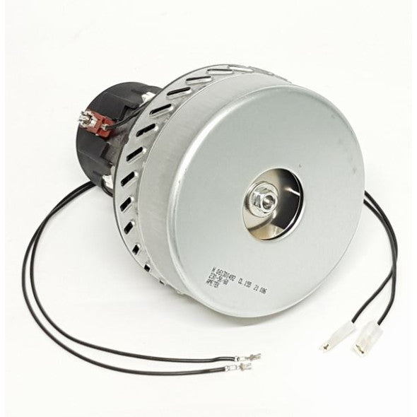 V-TUF 1750W replacement motor close-up showing inlet flange and performance label