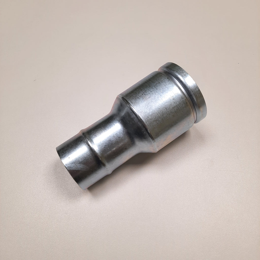 V-TUF VTVS8245 50mm hose end side view showing push-fit collar and hose engagement