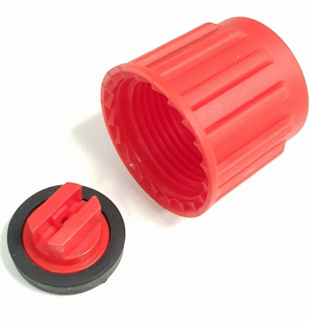 V-TUF VTXN60E eKgow fan jet close-up showing Viton seal and 60 degree spray outlet