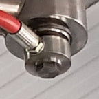 V-TUF high pressure stainless 90 degree swivel W1.501 1/4M female for boom installations