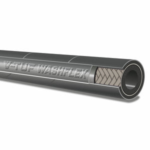 V-TUF black jetwash hose sold per metre, thick walled construction for pressure washers