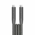V-TUF VTK23810FFYK black jetwash hose assembly showing end fittings and black rubber outer