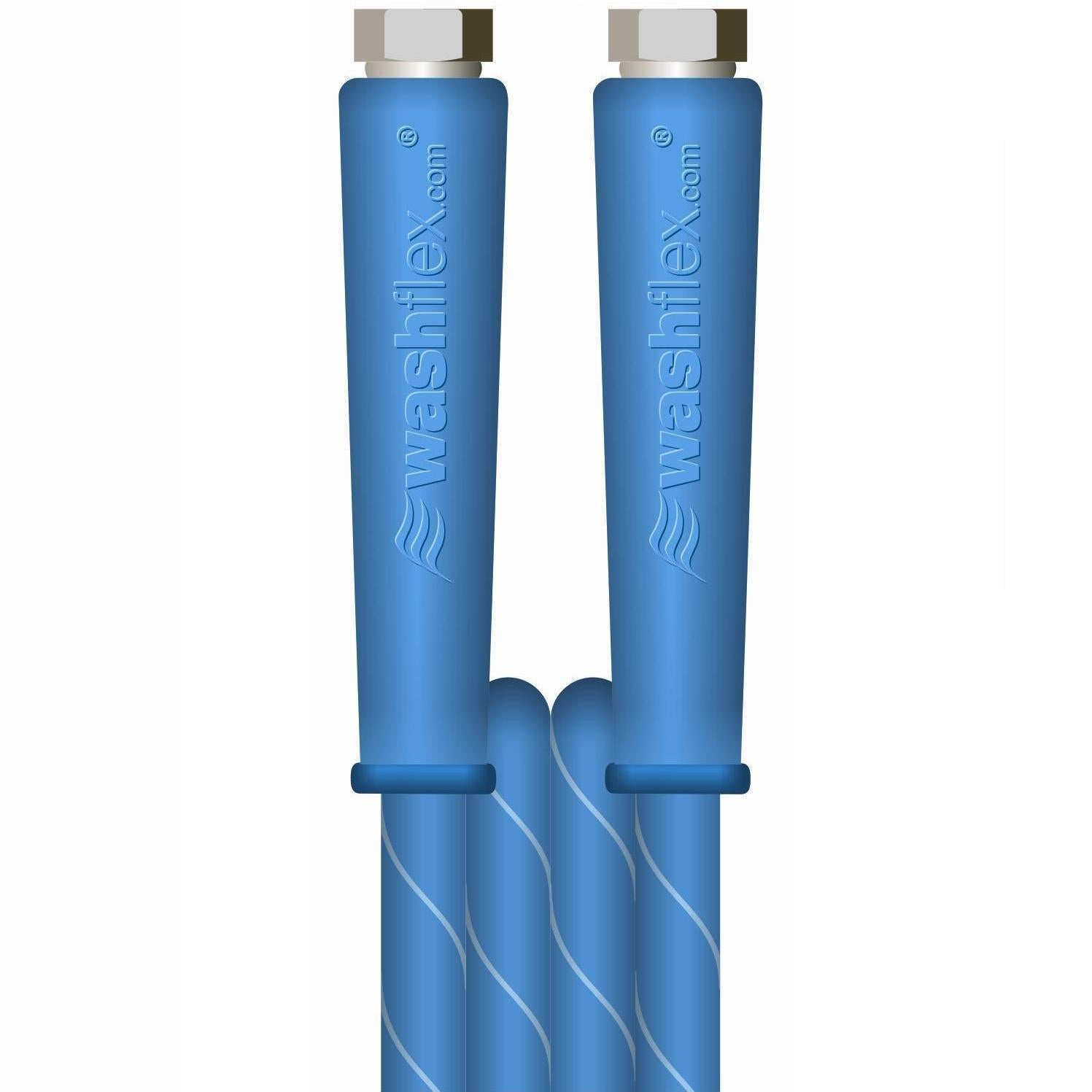 V-TUF blue 2-wire 3/8 smooth cover jetwash hose sold per metre for pressure washer applications