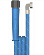V-TUF 30m blue 2-wire 1/4 inch hose VTB21430K90FOB with M22F to 3/8F 90 degree, one cuff