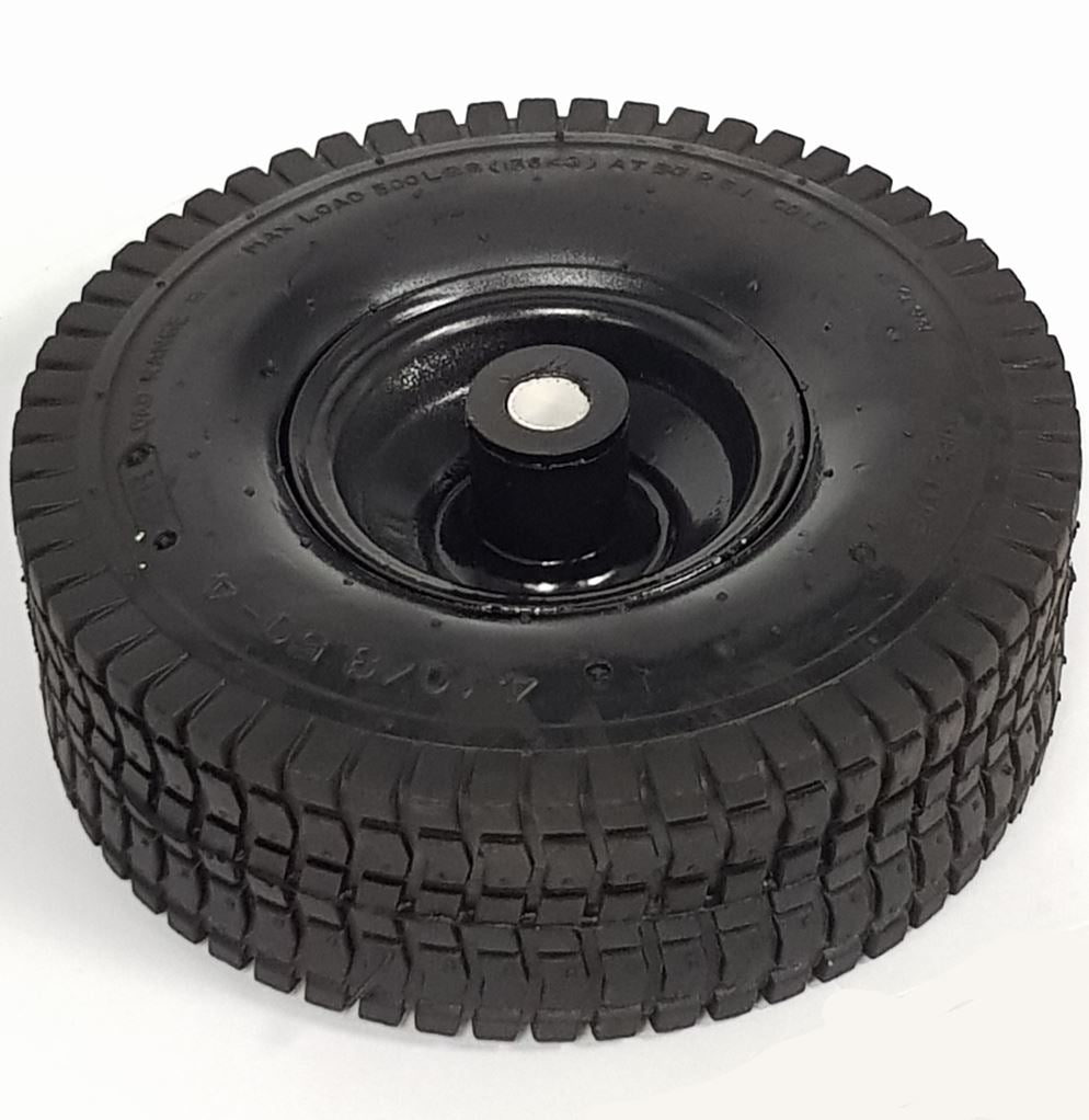 V-TUF WHEEL10-16 wheel side view showing tyre and 16mm axle bore