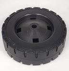V-TUF WHEEL10HP heavy duty wheel side view showing pneumatic tyre and 20mm bore