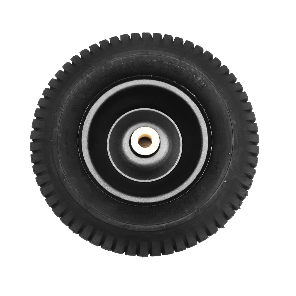 V-TUF WHEEL13PP 13 inch puncture proof wheel side view showing tyre and rim