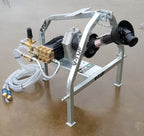 V-TUF XHDGB200-30PTO side view showing gearbox drive, pump and frame assembly