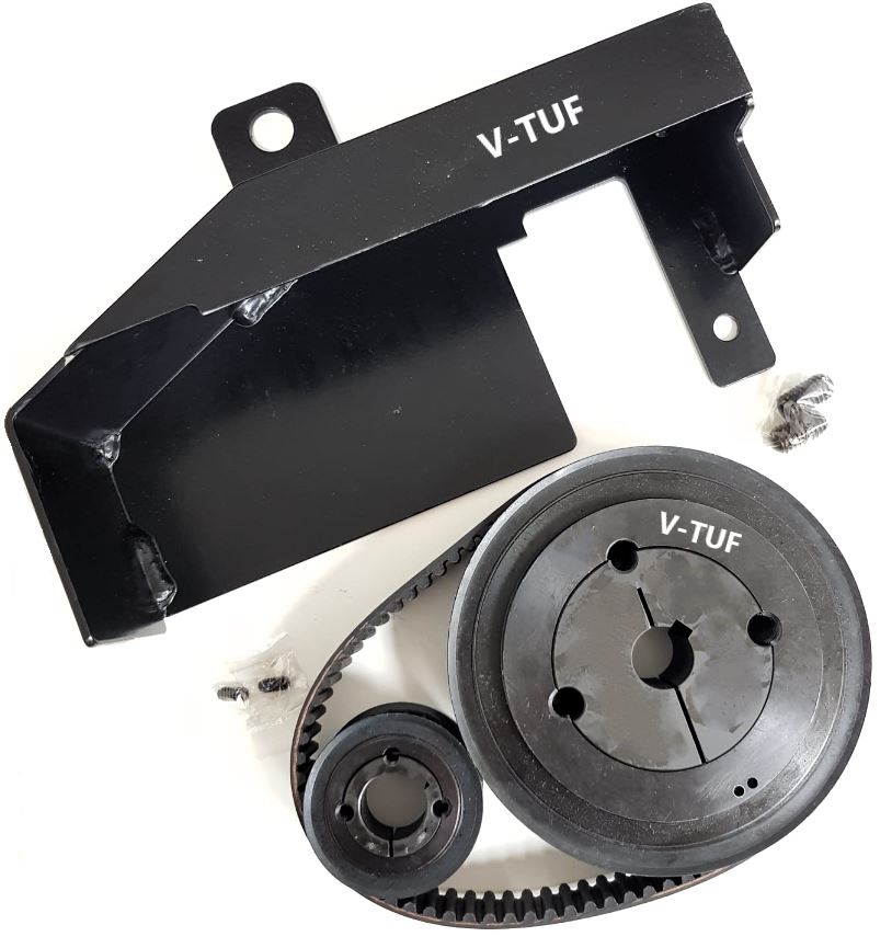 V-TUF Yanmar Loncin belt kit with guard XHDGBELT for gearbox driven pump drive