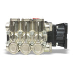 V-TUF XHDH325SS pump close-up showing hollow shaft bore and inlet outlet ports