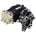 V-TUF XHDM500SS gearbox pump close-up showing stainless pump head and inlet outlet ports