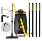 V-TUF XR11000 240V 110L vacuum XR11000-240GCXKIT4 with 20ft GCXCF50 carbon fibre gutter kit