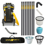 V-TUF GCX8000-240-KIT4 with 40ft GCX ALU aluminium gutter cleaning kit, front view