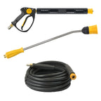 V-TUF tufJET1 110V pressure washer side view showing motor, pump and compact frame