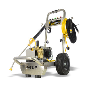 V-TUF tufJET2 240V 130 Bar professional electric pressure washer TUFJET2-240V stainless frame