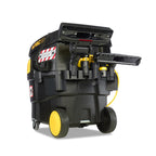 V-TUF TUFVAC30H240 in use showing H-Class continuous filter cleaning in operation