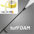 V-TUF 600mm foam lance with M22M inlet and yellow foam injector kit TUFFOAMY-KIT2 with MSQ fittings