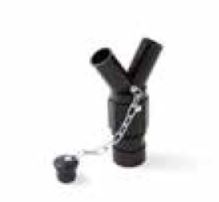 V-TUF Y coupling hose end VTVS7027 twin hose inlet for MIGHTY MIDI MAXI 50 MAXI 80 vacuums